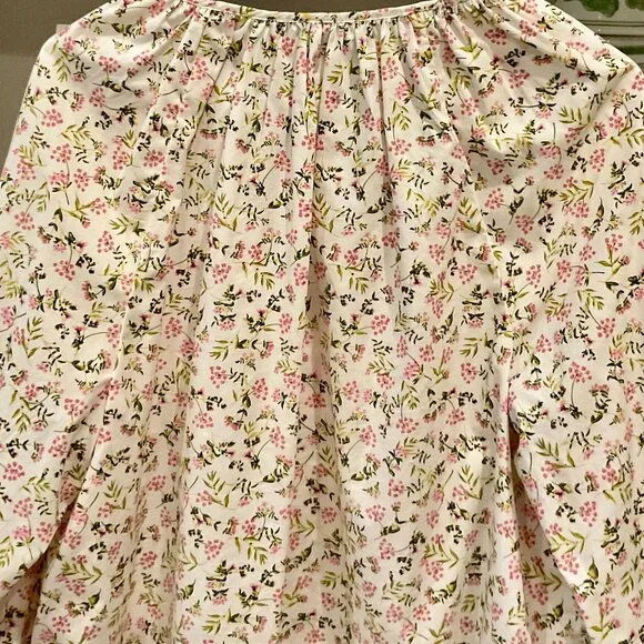 J Crew Floral Bundle: 1 Dress & 2 Blouses plus Cashmere Sweater - Picture 7 of 14